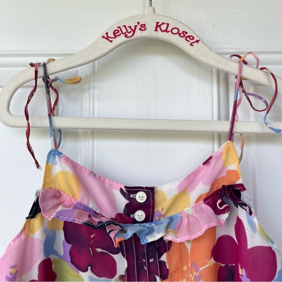 •GAPKIDS• Girls Long Floral Tunic Top - Size Large (10) - Picture 3 of 10